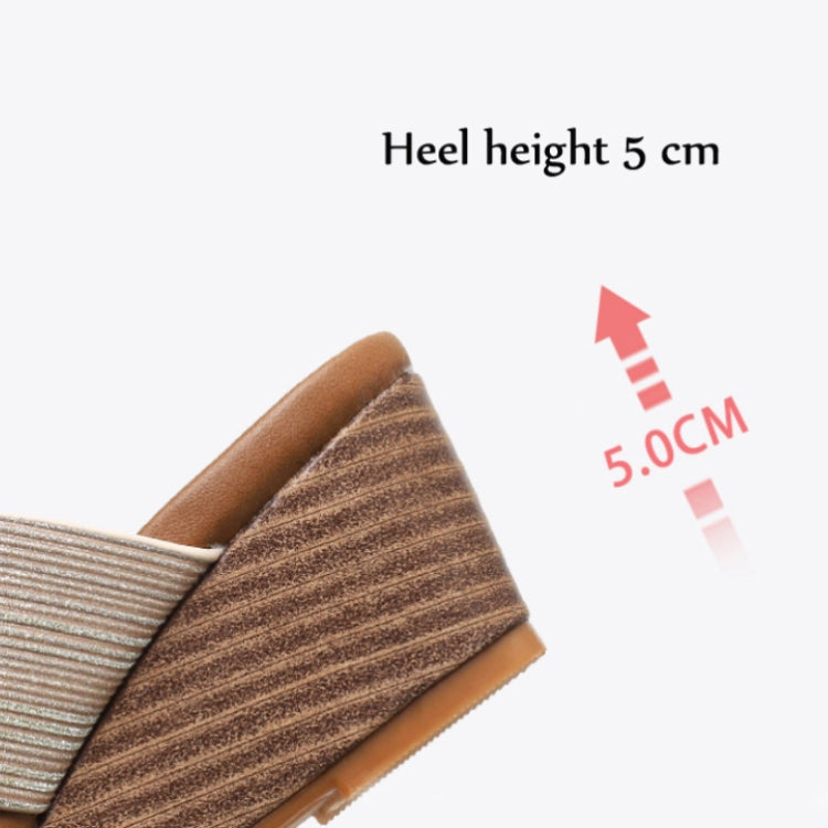 Ladies Sandals And Slippers Fashionable Outer Wear Platform High Heels, 36, 37, 38, 39, 40, 41, 42