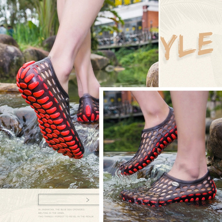 PVC + EVA Material Wading Beach Shoes Couple Breathable Slippers, 36, 37, 38, 39, 40, 41, 42, 43