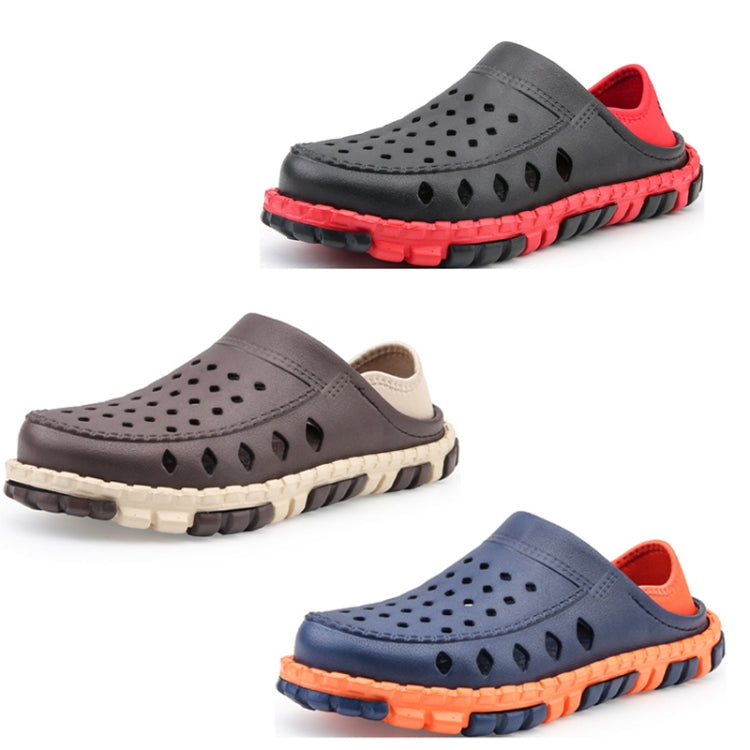 Summer Men Sandals Hollow Slippers Seaside Antiskid Beach Shoes, 39, 40, 41, 42, 43, 44, 45