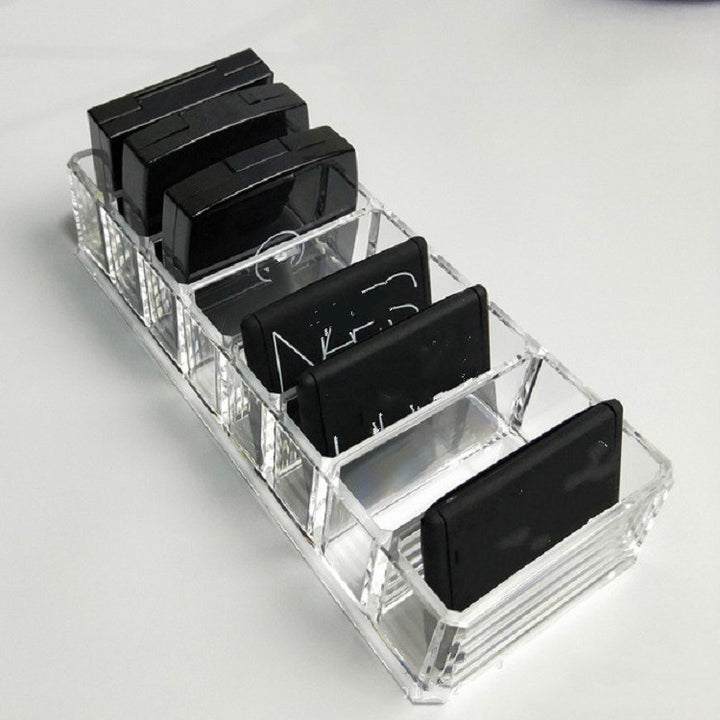 Acrylic Lipstick Shelf Powder Storage Box Transparent Eyeshadow Makeup Shelf Makeup Box