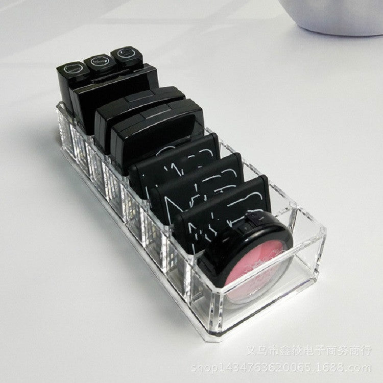 Acrylic Lipstick Shelf Powder Storage Box Transparent Eyeshadow Makeup Shelf Makeup Box