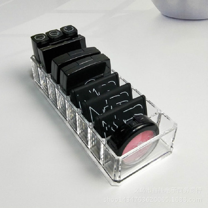 Acrylic Lipstick Shelf Powder Storage Box Transparent Eyeshadow Makeup Shelf Makeup Box