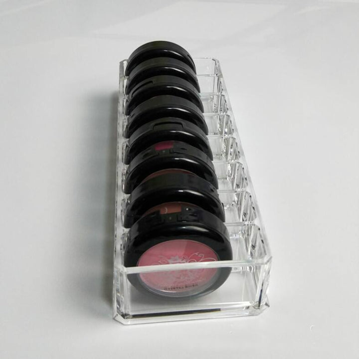 Acrylic Lipstick Shelf Powder Storage Box Transparent Eyeshadow Makeup Shelf Makeup Box