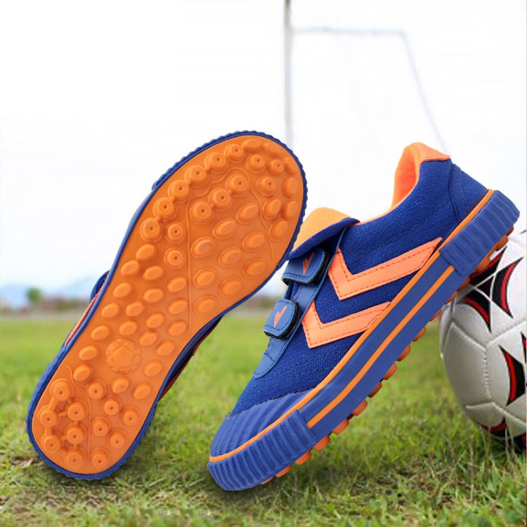 Children Soccer Shoes Antiskid Wear-Resistant Nylon Fastener Football Training Shoes, 28/180, 29/190, 30/200, 32/210, 33/215, 34/220, 35/225, 36/230