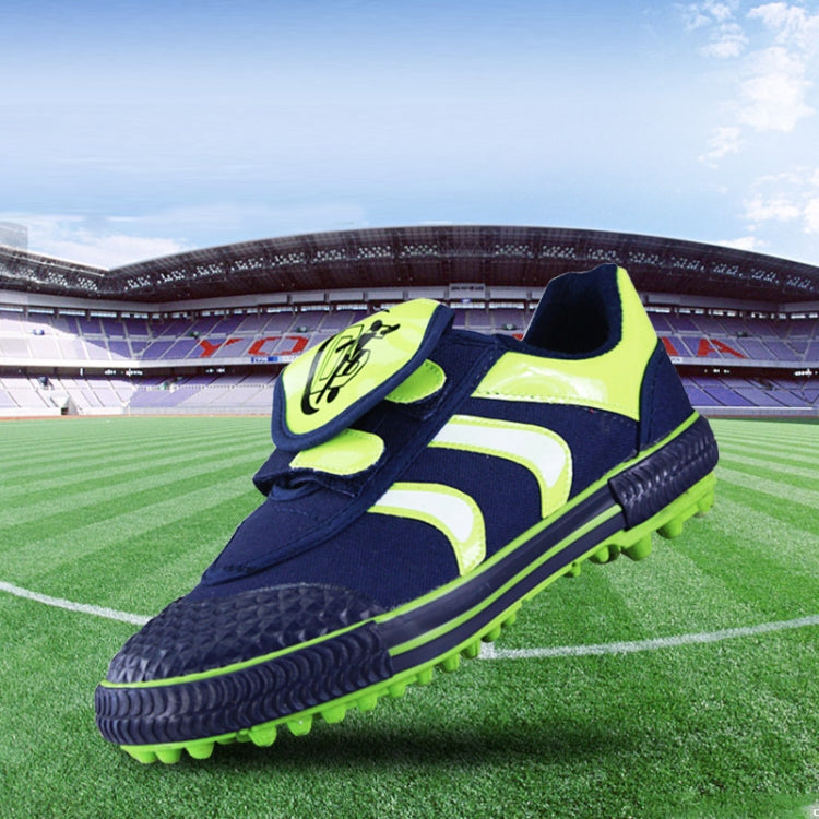 Children Soccer Shoes Antiskid Wear-Resistant Nylon Fastener Football Training Shoes, 28/180, 29/190, 30/200, 32/210, 33/215, 34/220, 35/225, 36/230