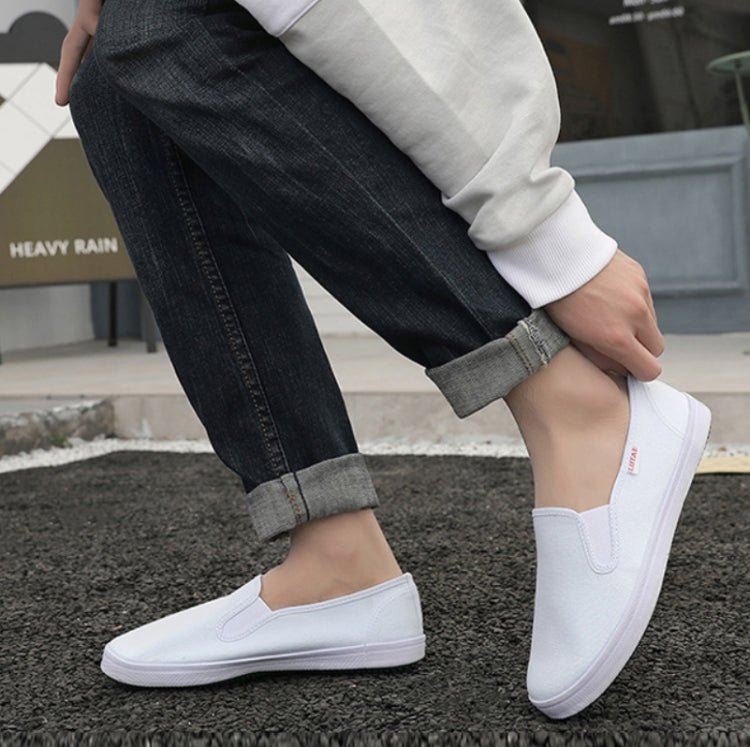 LuTai Men & Women Casual Simple Canvas Shoes Student Low-Top Sneakers, 35, 36, 37, 38, 39, 40, 41, 42, 43, 44