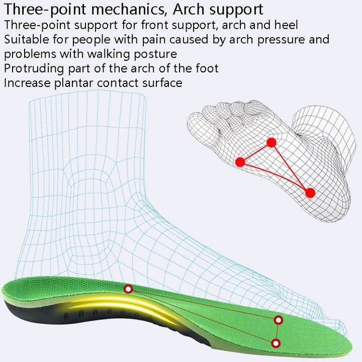 JH-209 Thicken Shock-absorbing Breathable and Comfortable Insole, XS 35-38, S 39-40, M 41-43, L 43-46, XL 45-48