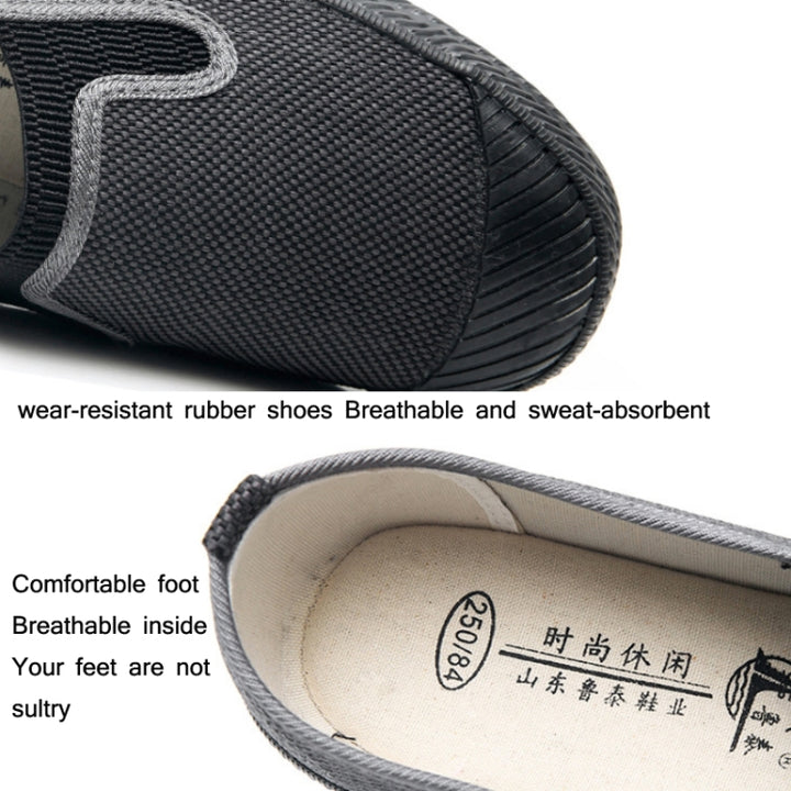 LuTai  Men Labour Protection Work Shoes Farmland Harvesting Wear-Resistant Rubber Sole Shoes, 38, 39, 40, 41, 42, 43, 44, 45