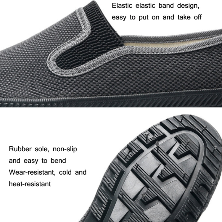 LuTai  Men Labour Protection Work Shoes Farmland Harvesting Wear-Resistant Rubber Sole Shoes, 38, 39, 40, 41, 42, 43, 44, 45