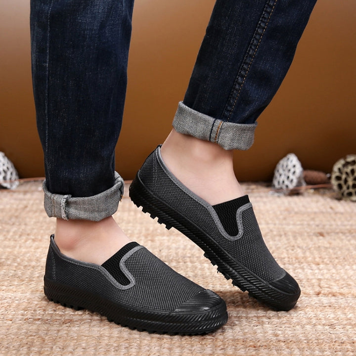 LuTai  Men Labour Protection Work Shoes Farmland Harvesting Wear-Resistant Rubber Sole Shoes, 38, 39, 40, 41, 42, 43, 44, 45