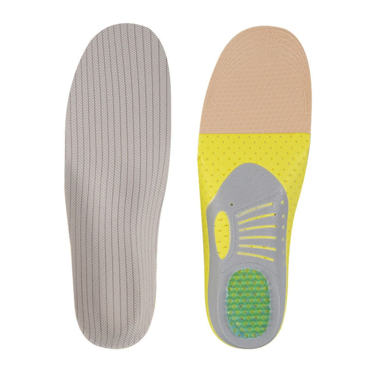 XD-640 Arch Sports Insoles Men and Women Shock Absorption Sweat Insoles Basketball Running Orthopedic Insoles, S(35-40), L(41-45)