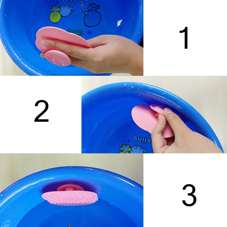 Four-leaf Clover Silicone Cosmetic Brush Cleaning Pad With Suction Cup Random Colour Delivery