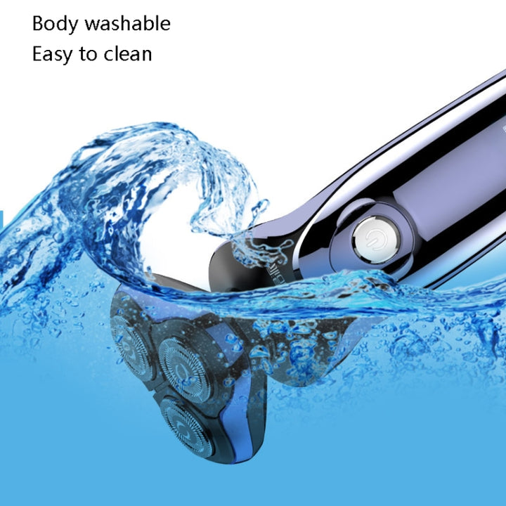 Sportsman SM-530 Electric Men Shaving Knife Multi-Function Base Charging Digital Water Washing Razor, EU Plug, US Plug, USB