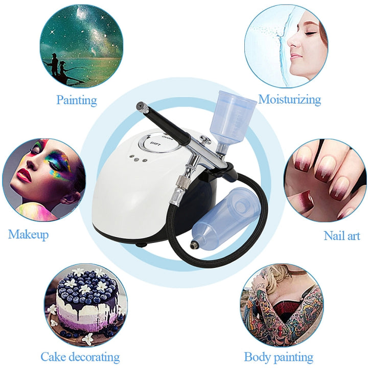 Beemyi BS-103 Beauty Salon High Pressure Oxygen Injection Device Household Handheld Facial Nano Spray Beauty Moisturizing Device, US Plug, EU Plug