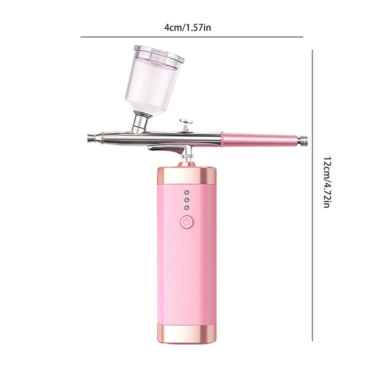 Beemyi High-Pressure Nano-Spray Water Replenishment Instrument Small Portable Household Handheld Oxygen Injection Instrument, BS1400 Pink, BS-1200 White