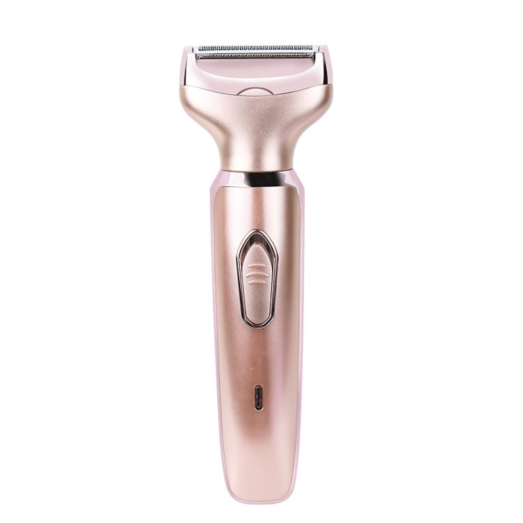 SONAX PRO SN-8977 Ladies Shaver 2 In 1 Washable USB Charging Hair Removal Device, 2 In 1 (Rose Gold)