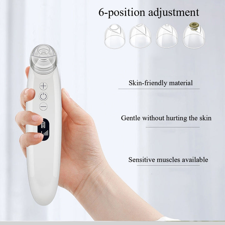 Blackhead Electric Pore Removal Machine Clean Facial Equipment,Style:, Visual Model, Base Model, Without Base