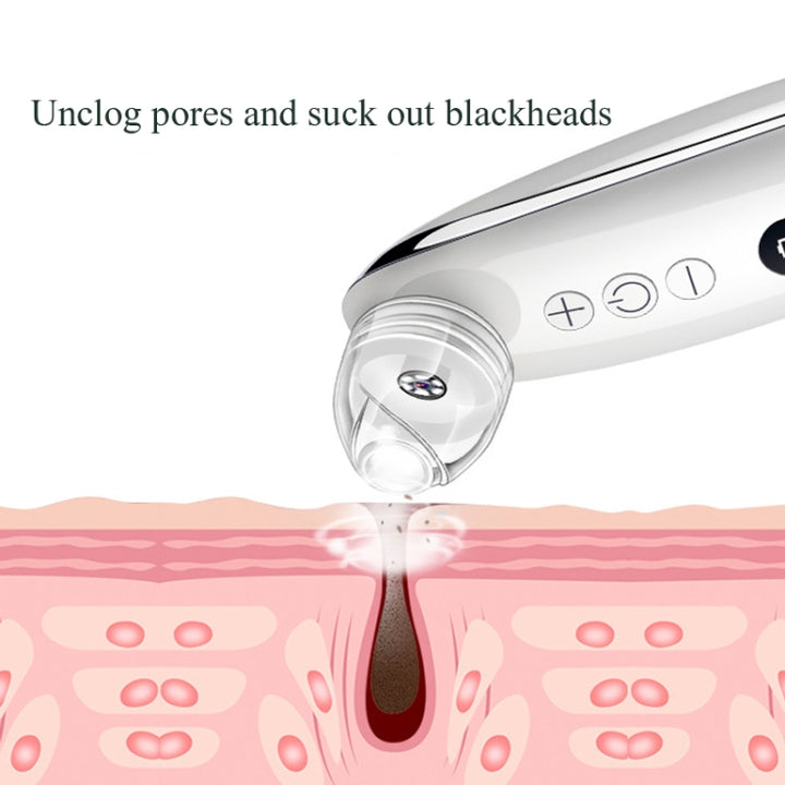 Blackhead Electric Pore Removal Machine Clean Facial Equipment,Style:, Visual Model, Base Model, Without Base