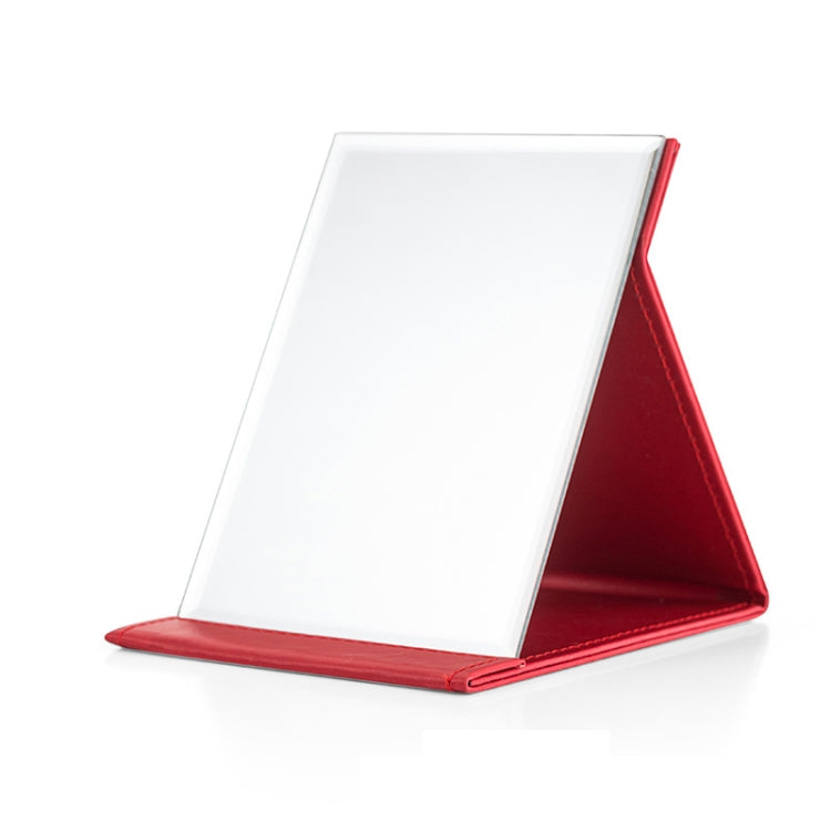 Folding Portable High-definition Makeup Mirror PU Leather Desktop Vanity Mirror,Size: Medium (Pink), Extra Large (Black), Extra Large (White), Extra Large (Red), Extra Large (Pink), Large (Black), Large (White), Large (Red), Large (Pink), Medium (Black)