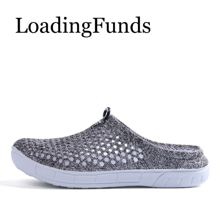 Hollow Hole Shoes Light and Breathable Home Half Slippers Beach Shoes for Women, 36, 37, 38, 39