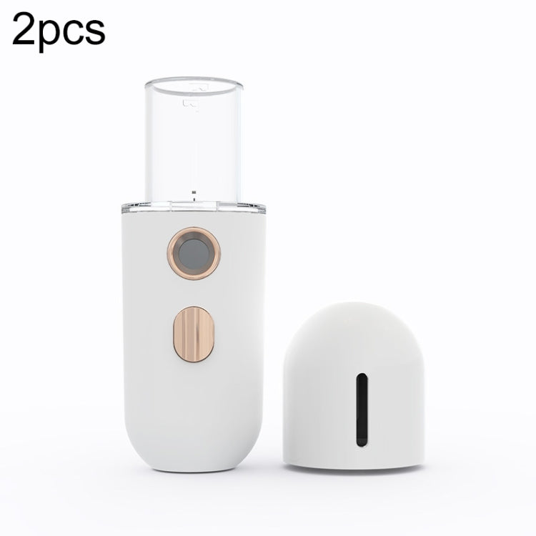 Portable Rechargeable Water Replenishing Device Beauty Humidifying Sprayer, Colour: No. 4 White, No.3 White, No. 4 White