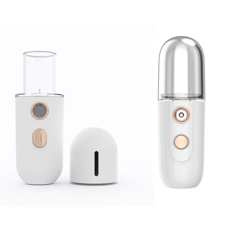 Portable Rechargeable Water Replenishing Device Beauty Humidifying Sprayer, Colour: No. 4 White, No.3 White, No. 4 White