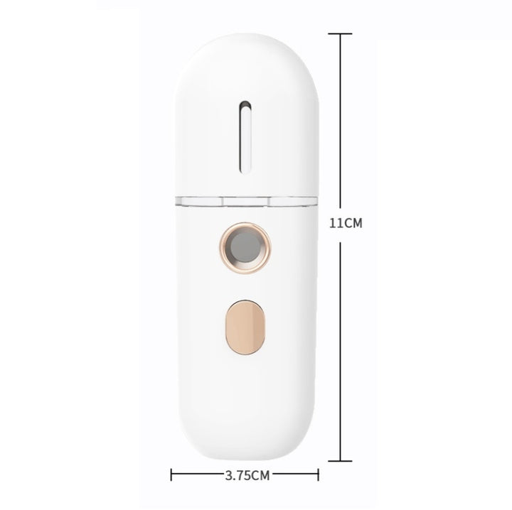 Portable Rechargeable Water Replenishing Device Beauty Humidifying Sprayer, Colour: No. 4 White, No.3 White, No. 4 White