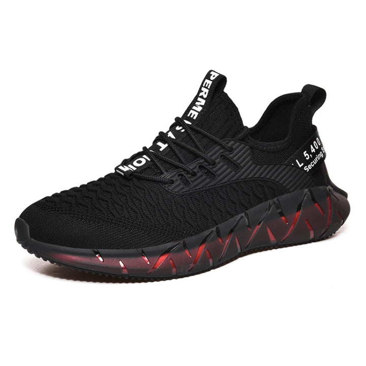 Men Lightweight Breathable Mesh Sneakers Flying Woven Casual Running Shoes, 38, 39, 40, 41, 42