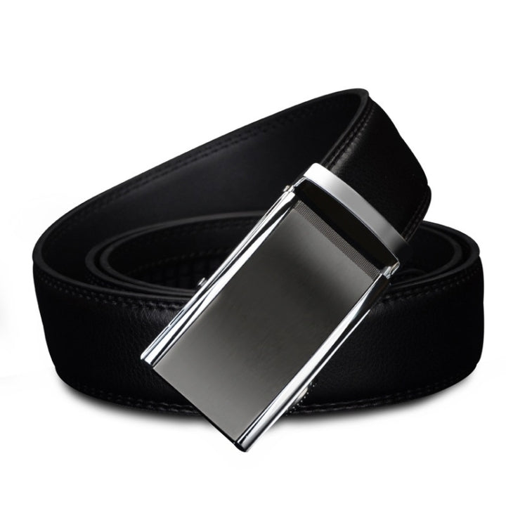 COWATHER CZ022 Men Two-Layer Leather Casual Business Automatic Buckle Belt, Length:, 110cm, 115cm, 120cm, 125cm, 130cm