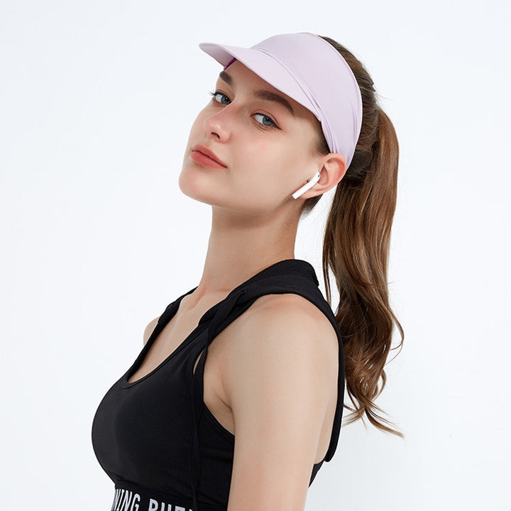 Sports Headband Empty Top Hat Summer Outdoor Sunscreen Breathable Riding And Running Peaked Cap For Men And Women, Free Szie