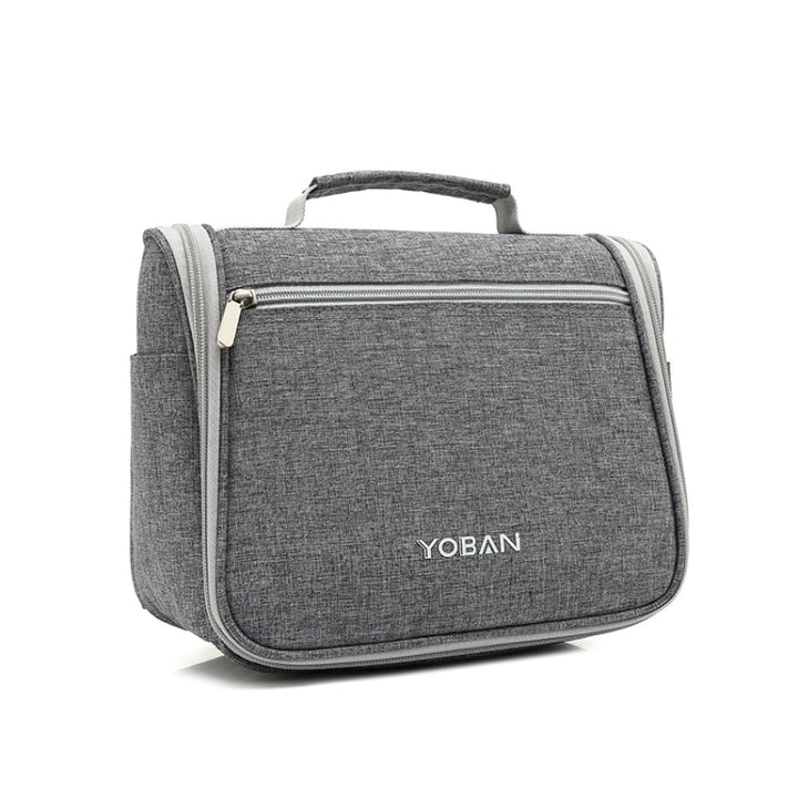 YOBAN Travel Outdoor Multifunctional Large-Capacity Washing Storage Bag Hanging Waterproof Cosmetic Bag, Grey, Rose Red, Seawater Blue