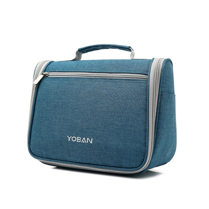 YOBAN Travel Outdoor Multifunctional Large-Capacity Washing Storage Bag Hanging Waterproof Cosmetic Bag, Grey, Rose Red, Seawater Blue