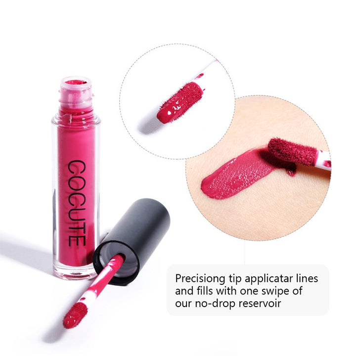 Matte Waterproof Makeup Lip Gloss Liquid Lip Stick Long Lasting Lipgloss, 1, 2, 3, 4, 5, 6, 7, 8, 9