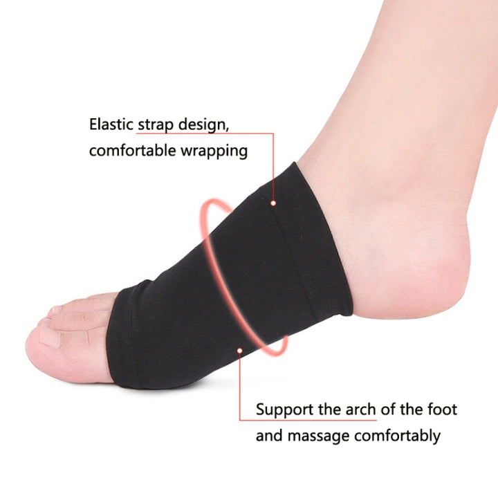 Elastic Bandage Bow Socks Flat Foot Sports Non-Slip SEBS Arch Orthotic Pad Breathable Hole Foot Heart Pad, Free Size