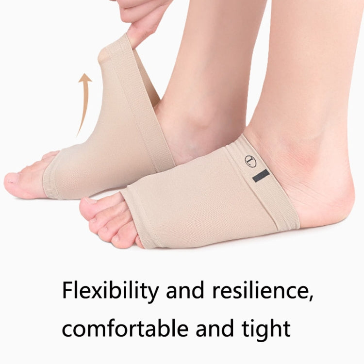 Elastic Bandage Bow Socks Flat Foot Sports Non-Slip SEBS Arch Orthotic Pad Breathable Hole Foot Heart Pad, Free Size