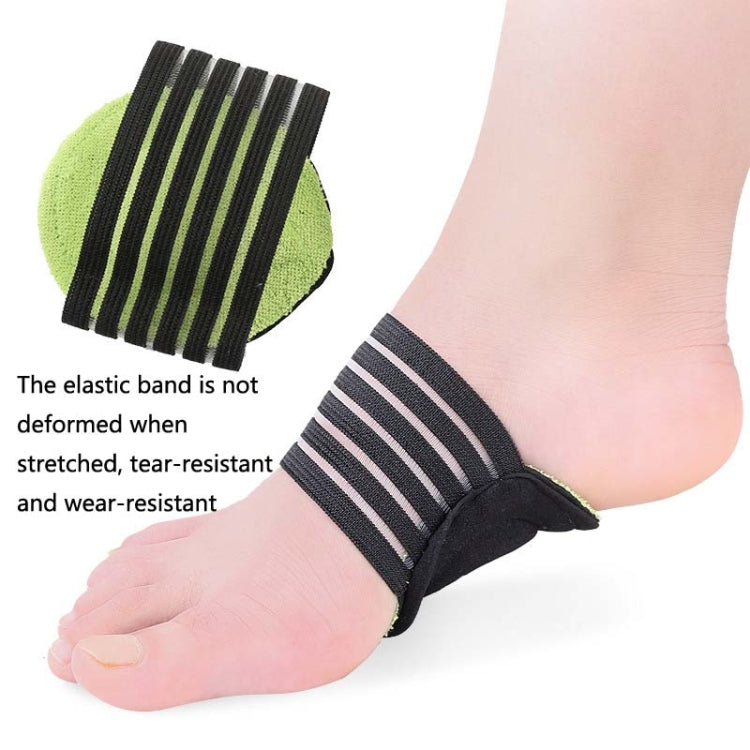 Plantar Fascia Heel Pad Arch Support Insole Heel Pain Relief And Shock Absorption Orthosis, Green Black