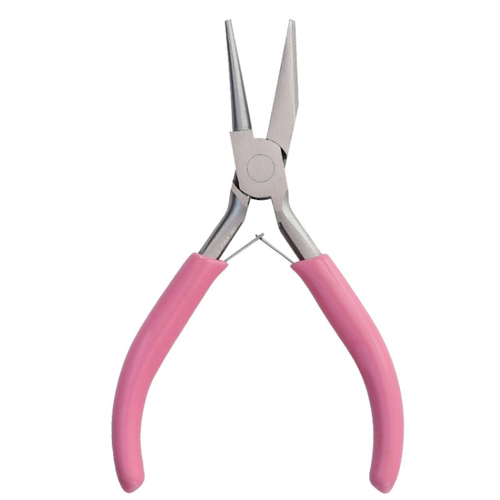 5 Inch Mini Wire Winding Pliers Jewelry Pliers Semi-Recessed Semi-Round Nose Tool Pliers, 1-section