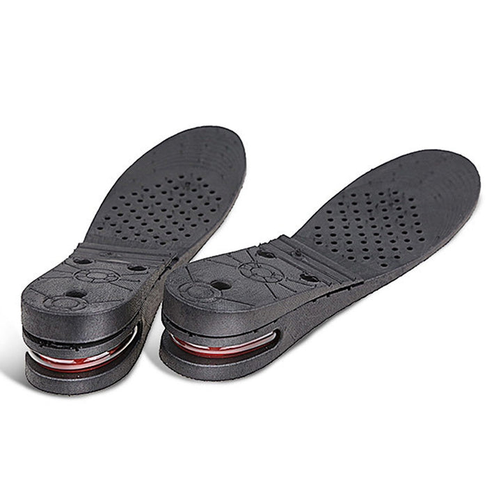 032 Adjust Inner Height Insole Free Size Cutable Insole, Colour: Black 2 Layers (about 4cm), Black Single Layer (about 2.5cm), Black 2 Layers (about 4cm), Black 3 Layers (about 5.5cm), Black 4 Layers (about 7cm), Black 5 Layers(about 8.5cm)