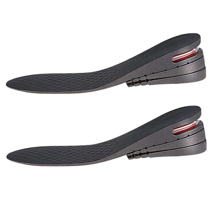 032 Adjust Inner Height Insole Free Size Cutable Insole, Colour: Black 2 Layers (about 4cm), Black Single Layer (about 2.5cm), Black 2 Layers (about 4cm), Black 3 Layers (about 5.5cm), Black 4 Layers (about 7cm), Black 5 Layers(about 8.5cm)