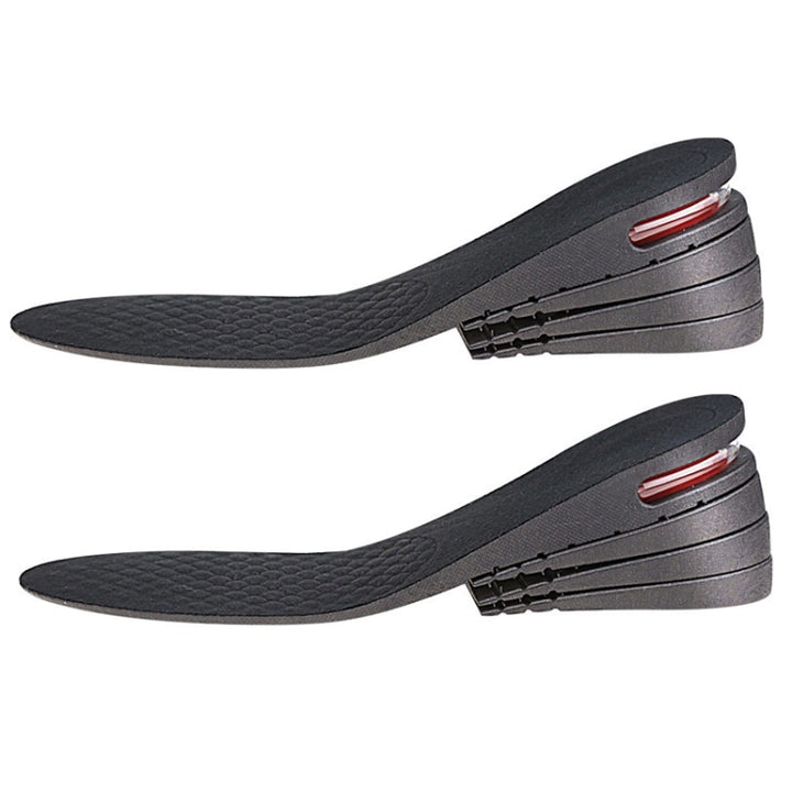 032 Adjust Inner Height Insole Free Size Cutable Insole, Colour: Black 2 Layers (about 4cm), Black Single Layer (about 2.5cm), Black 2 Layers (about 4cm), Black 3 Layers (about 5.5cm), Black 4 Layers (about 7cm), Black 5 Layers(about 8.5cm)