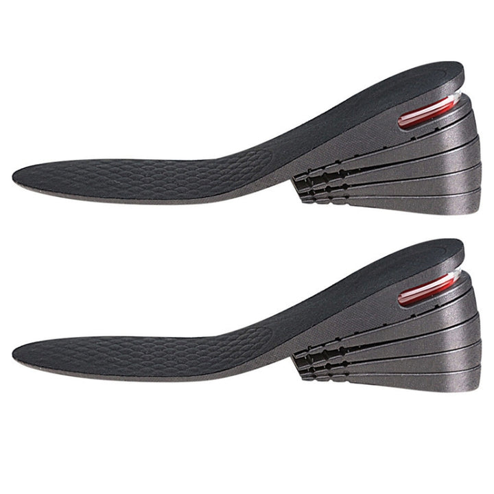 032 Adjust Inner Height Insole Free Size Cutable Insole, Colour: Black 2 Layers (about 4cm), Black Single Layer (about 2.5cm), Black 2 Layers (about 4cm), Black 3 Layers (about 5.5cm), Black 4 Layers (about 7cm), Black 5 Layers(about 8.5cm)