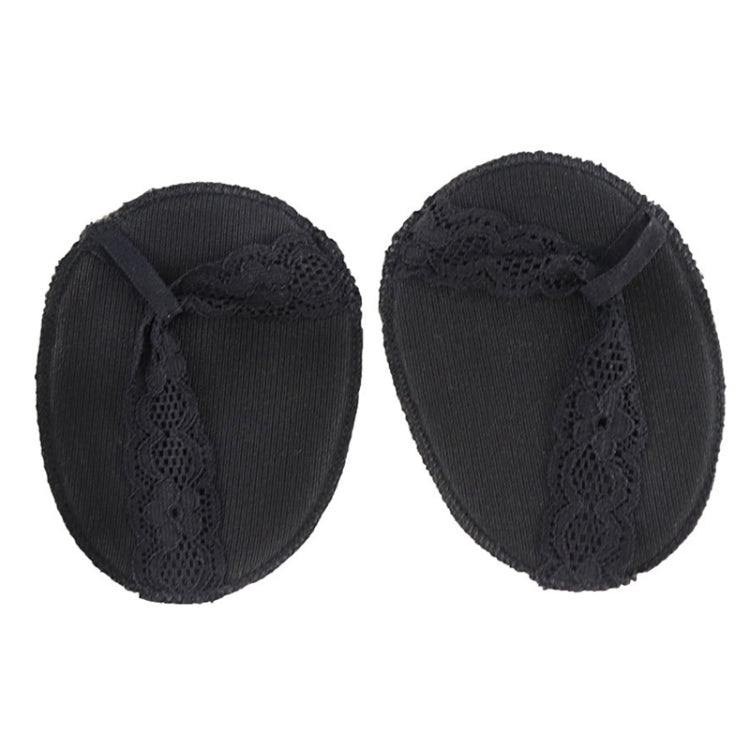 5 Pairs Invisible And Comfortable Sponge Thickened Half Pad Sweat-Absorbent And Breathable Forefoot Pad, Two Toe Skin, Two Toe Black, Wrap Head Skin, Wrap Head Black, Fish Mouth Skin, Fish Mouth Black, Flower Skin, Flower Black, People Skin, People Black