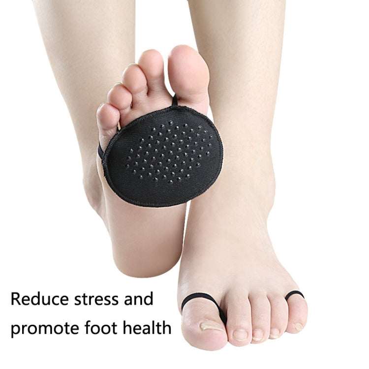 5 Pairs Invisible And Comfortable Sponge Thickened Half Pad Sweat-Absorbent And Breathable Forefoot Pad, Two Toe Skin, Two Toe Black, Wrap Head Skin, Wrap Head Black, Fish Mouth Skin, Fish Mouth Black, Flower Skin, Flower Black, People Skin, People Black