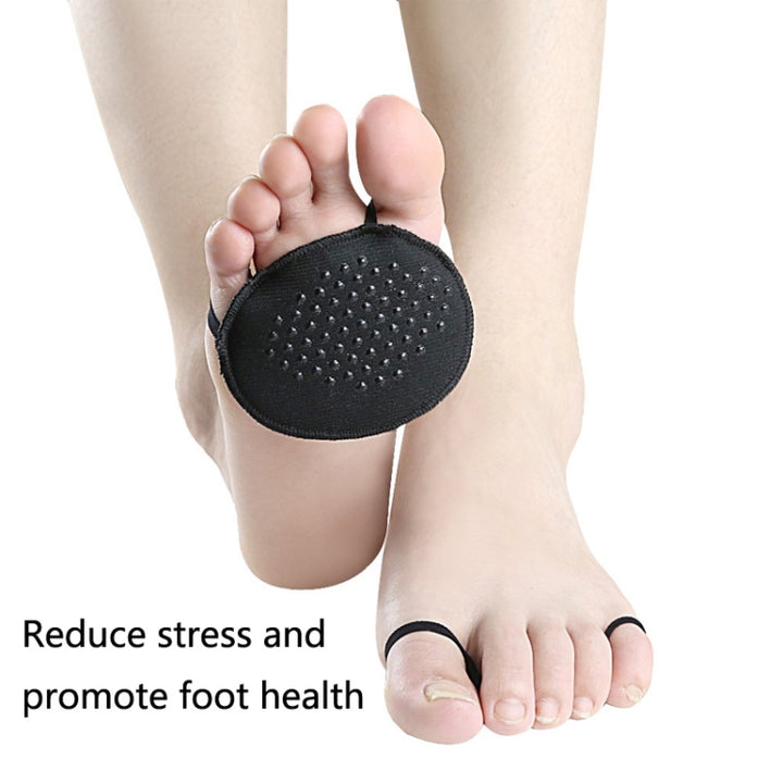 5 Pairs Invisible And Comfortable Sponge Thickened Half Pad Sweat-Absorbent And Breathable Forefoot Pad, Two Toe Skin, Two Toe Black, Wrap Head Skin, Wrap Head Black, Fish Mouth Skin, Fish Mouth Black, Flower Skin, Flower Black, People Skin, People Black