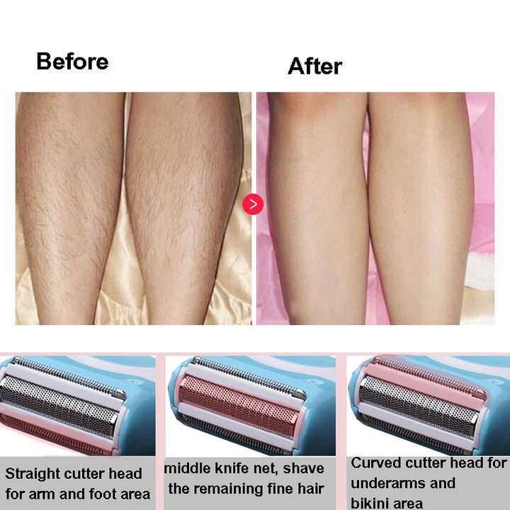 SG-662 Female Electric Epilator Rechargeable Hair Removal for The Private Parts of The Armpit