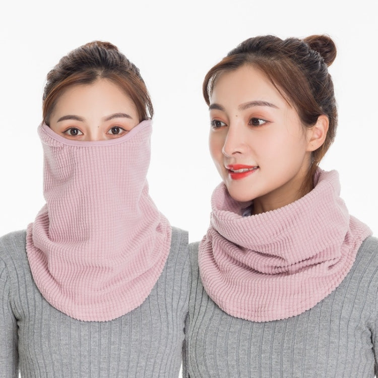 3 In 1 Winter Warmth And Thickening Mask Neck And Ear Protector Riding Cold Protection Scarf for Women, Black, Grey, Bean Paste, Light Blue, Pink, Shallow Blood Teeth