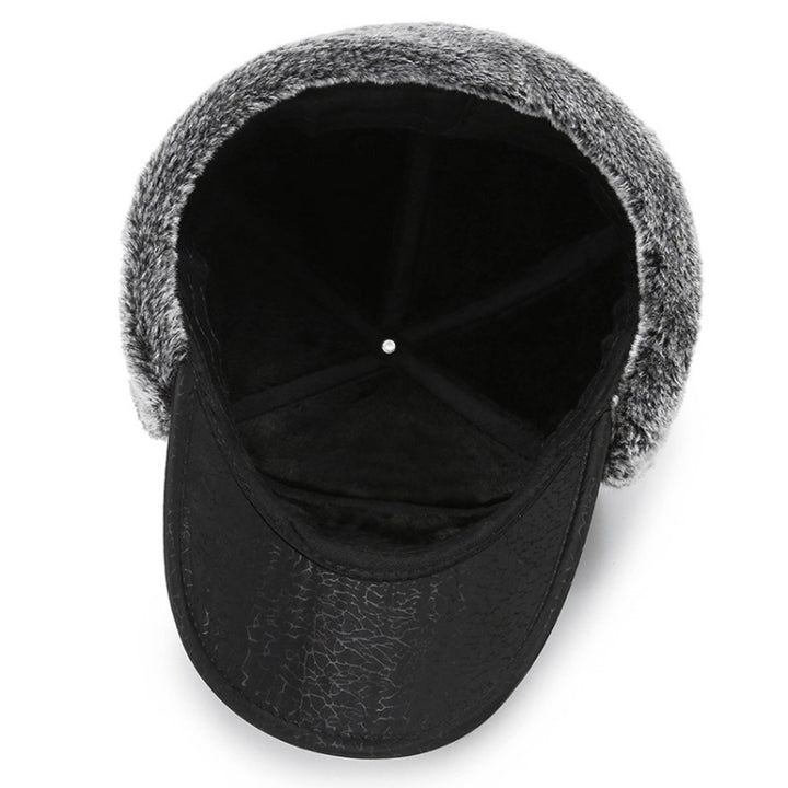 Men Winter Warm Hat Outdoor Biking Cold-Proof Ear Protection Cap With Detachable Mask, Free Size