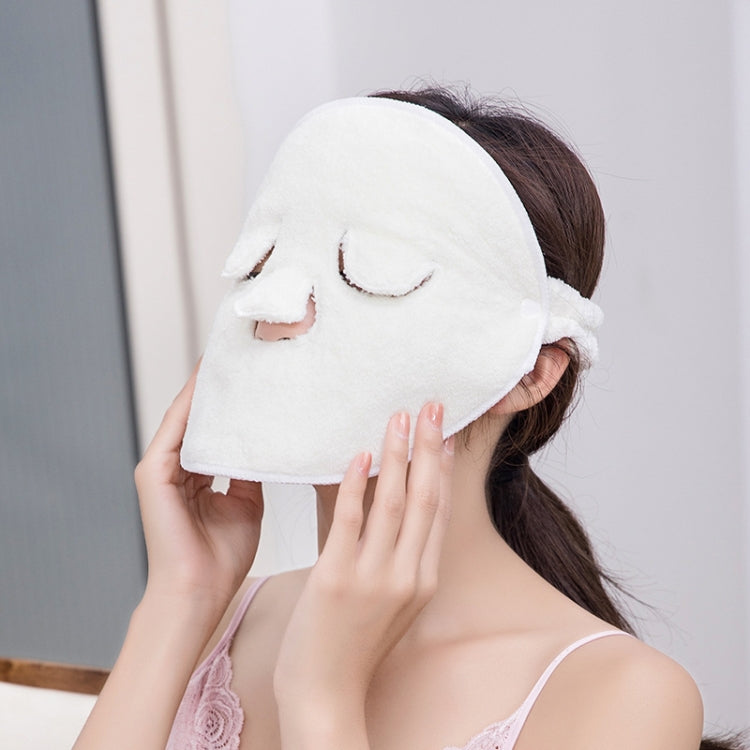 Hot and Cold Compress Facial Towel Face Mask,Style:, Single Hole Without Straps, Single Hole With Straps, Three Holes With Straps