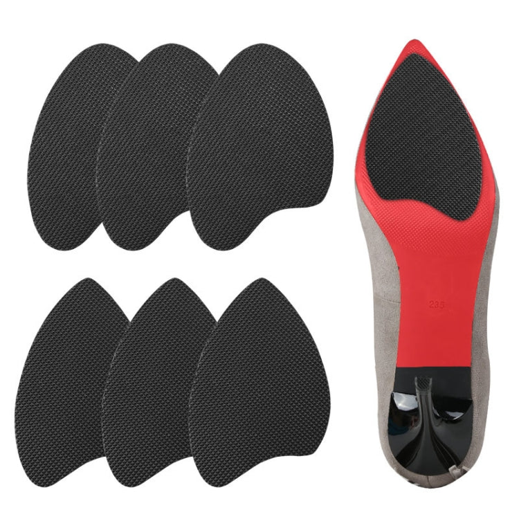 High Heel Shoes Anti-Skid Patch, Pointer Head Black, Round Head Black