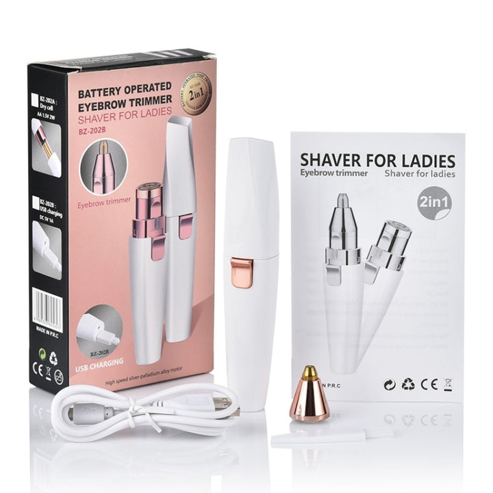 BZ-202 USB Electric Shaver Eyebrow Trimmer